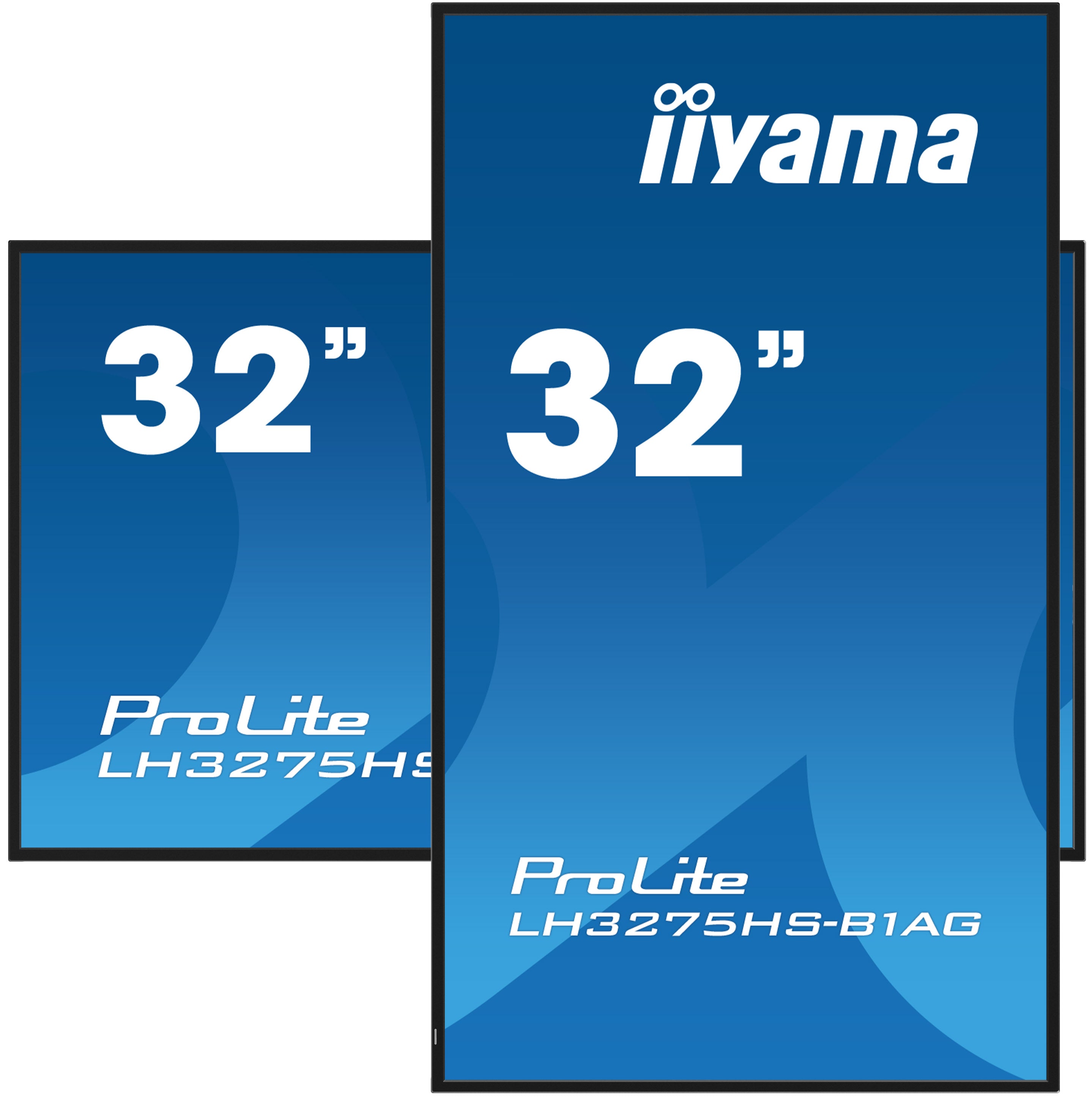 iiyama LH3275HS-B1AG beeldkrant Digitale signage flatscreen 80 cm (31.5") LCD Wifi 500 cd/m² Full HD Zwart Type processor Android 11 24/7 LH3275HS-B1AG