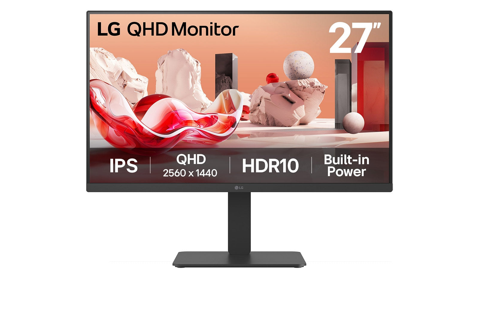BA54QB - 27 inch - Quad HD IPS Monitor - 2560x1440 - Pivot - HAS - 5ms 27BA54QB-B.AEU