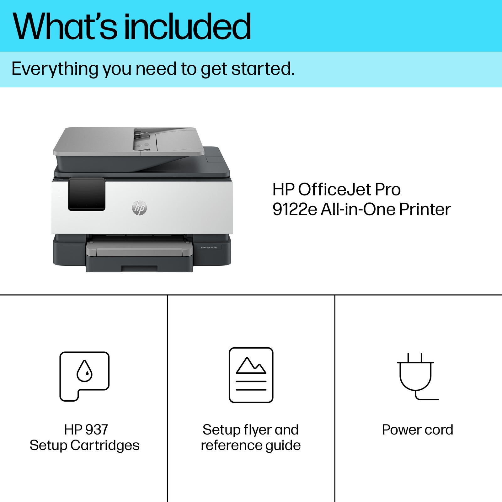 HP OfficeJet Pro 9122e All-in-One Printer 403X7B#629 - Kleur, 22 ppm