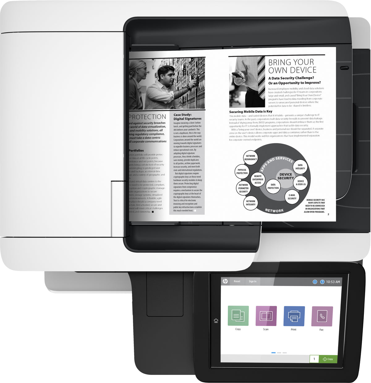 HP LaserJet Enterprise MFP M528DN 1PV64A#B13 45 ppm zwart-wit