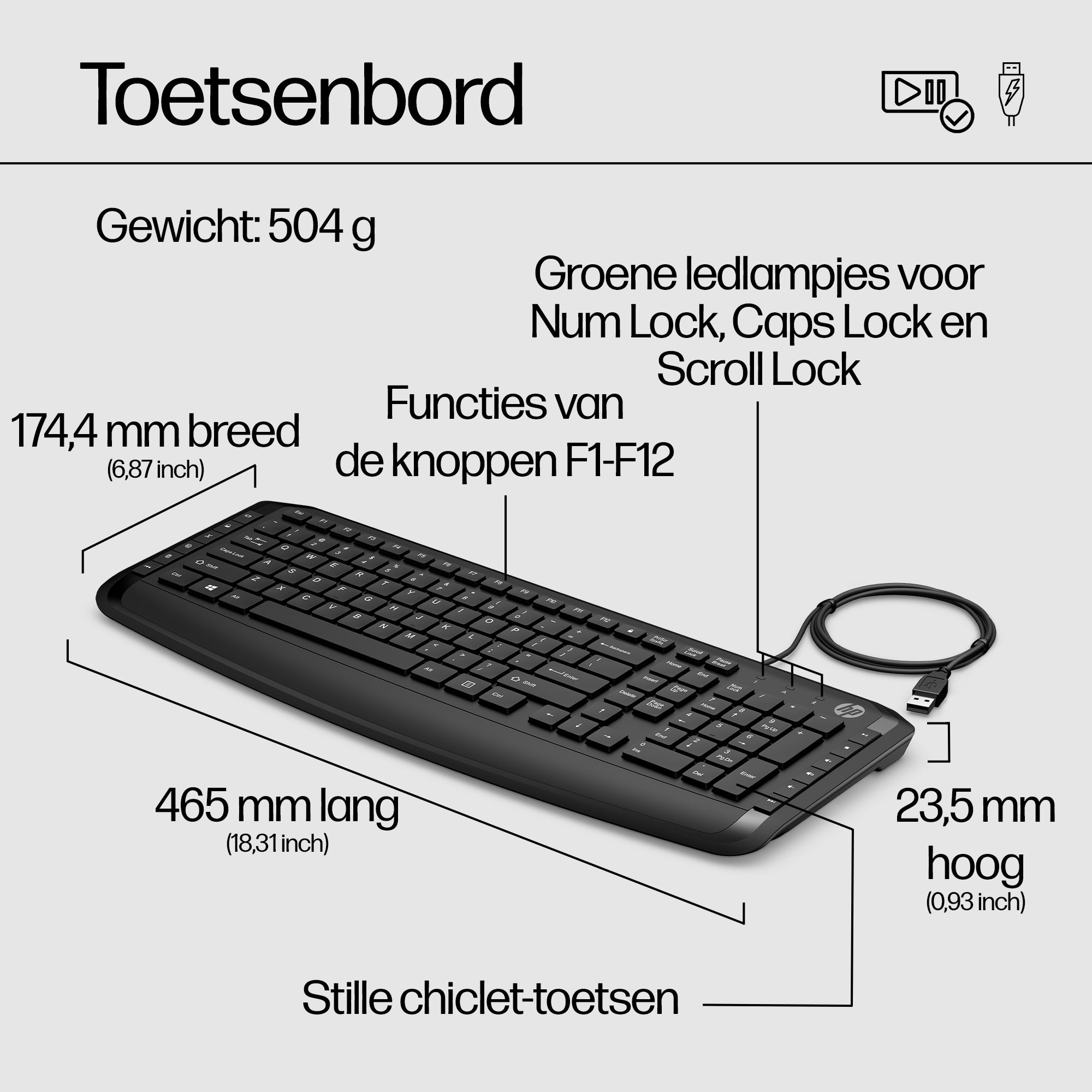 HP Pavilion - toetsenbord en - muis 200 9DF28AAABB - Compridis