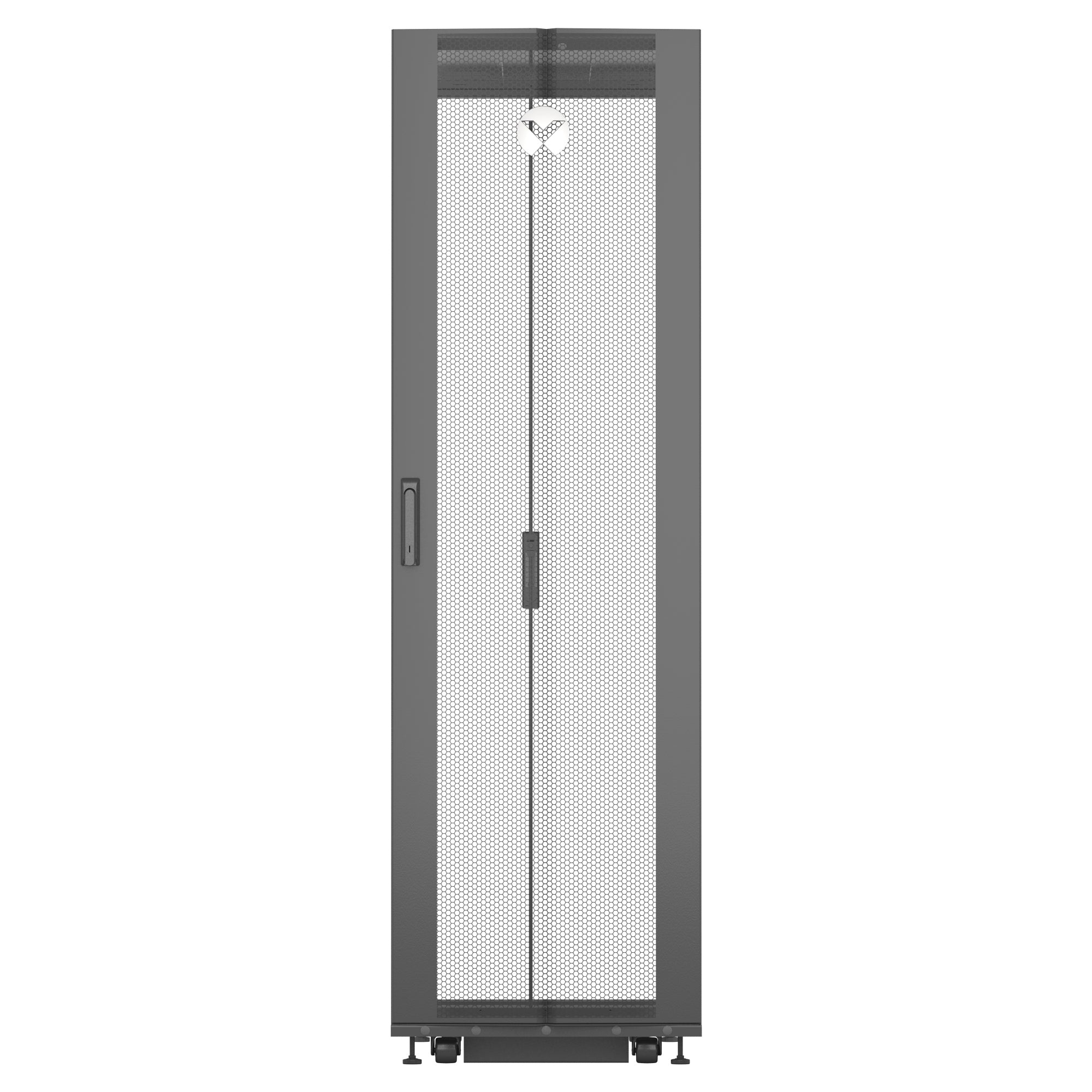 Vertiv VR3300 rack 42U Vrijstaande rek Zwart, Transparant DCMDB8GGGASCRBXAX8