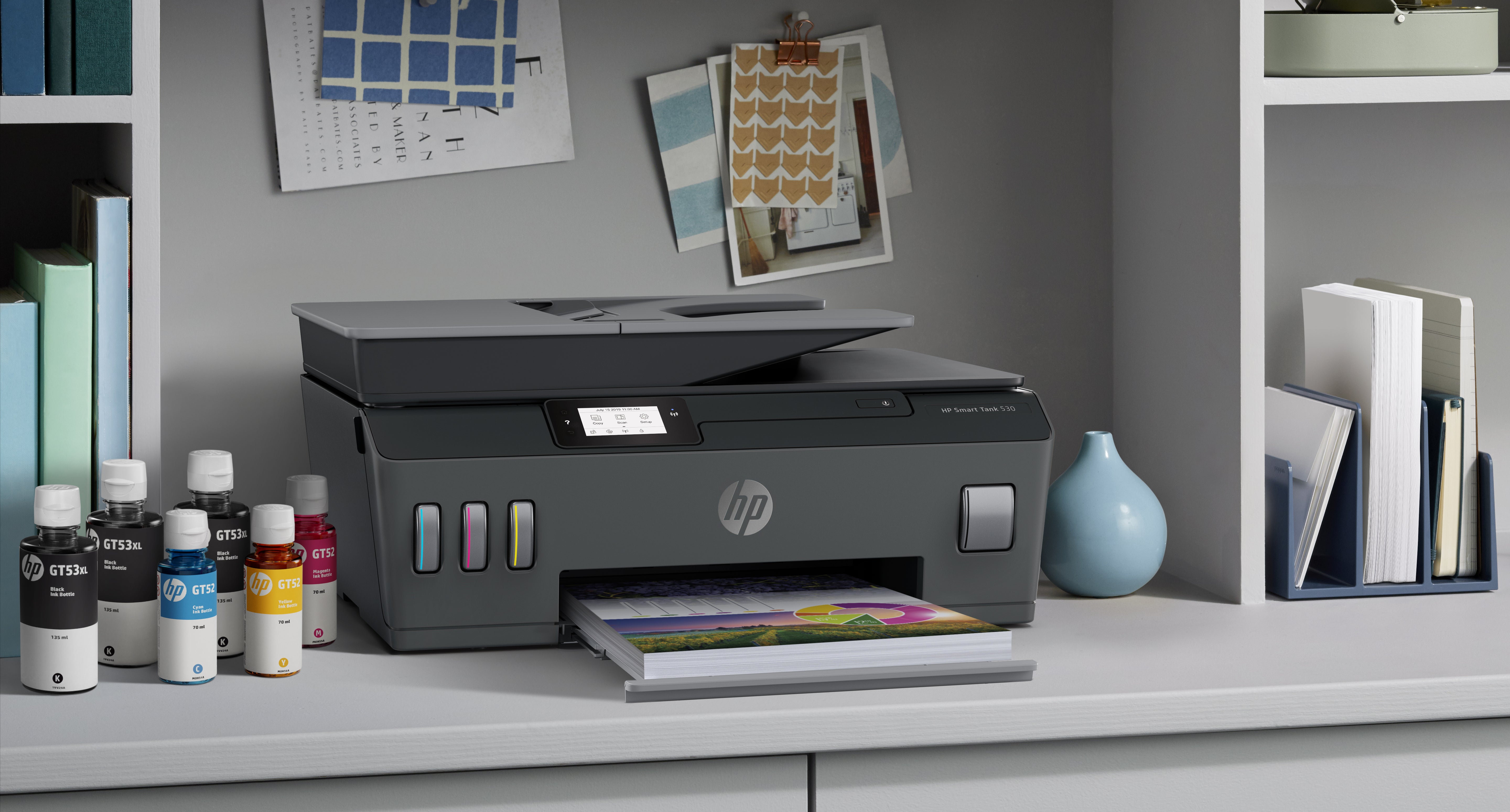 HP Smart Tank 530 Wireless All-in-One Thermische inkjet A4 4800 x 1200 DPI 11 ppm Wifi 4SB24A#BEW