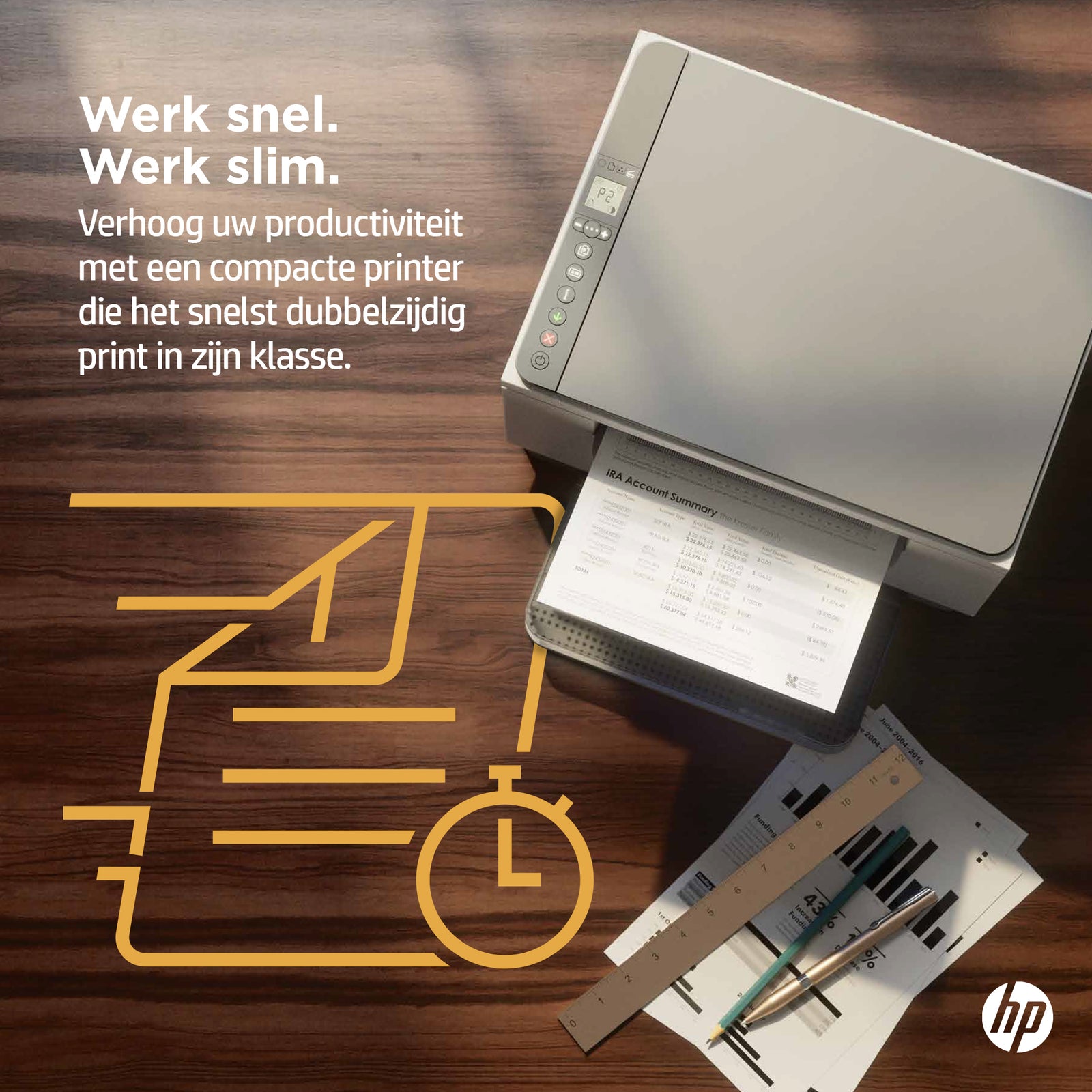 HP LaserJet MFP M234dw Printer 6GW99F#B19 - Snel en Compact