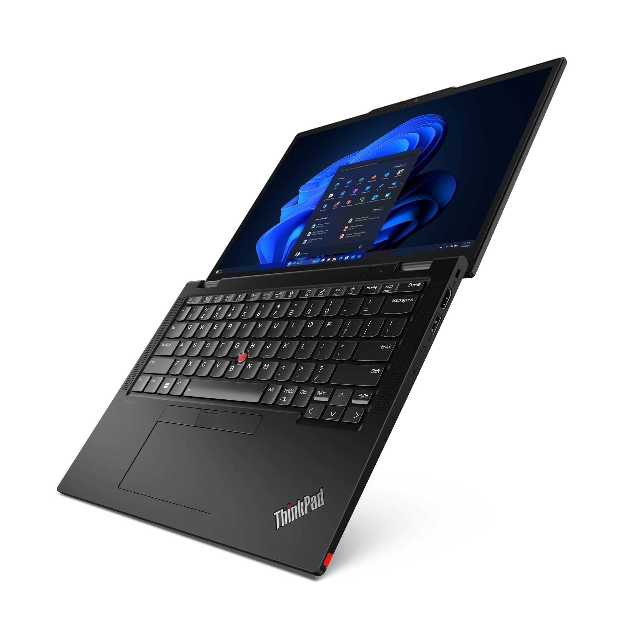 Lenovo ThinkPad X13 2-in-1 Gen 5 Intel Core Ultra 5 125U Hybride (2-en-1) 33,8 cm (13.3") Écran tactile WUXGA 16 Go LPDDR5x-SDRAM 512 Go SSD Wi-Fi 6E (802.11ax) Windows 11 Pro Anglais britannique Noir 21LW001EUK