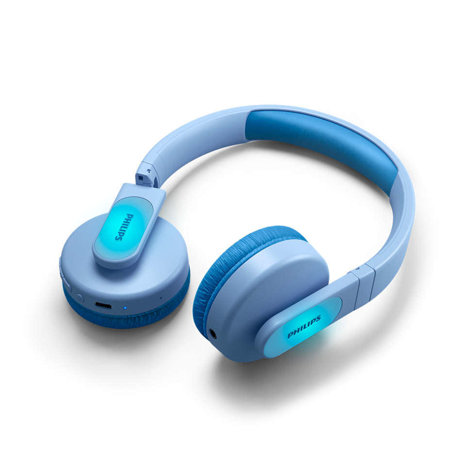 Philips TAK4206BL/00 hoofdtelefoon/headset Bedraad en draadloos Hoofdband Oproepen/muziek USB Type-C Bluetooth Blauw TAK4206BL/00