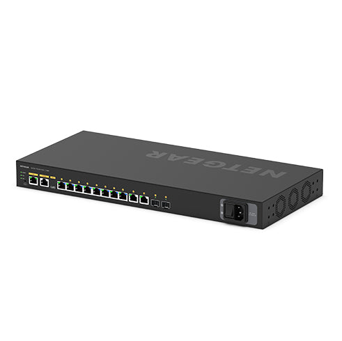 NETGEAR M4250-10G2XF-PoE+ Managed L2/L3 Gigabit Ethernet (10/100/1000) Power over Ethernet (PoE) 1U Zwart GSM4212PX-100EUS