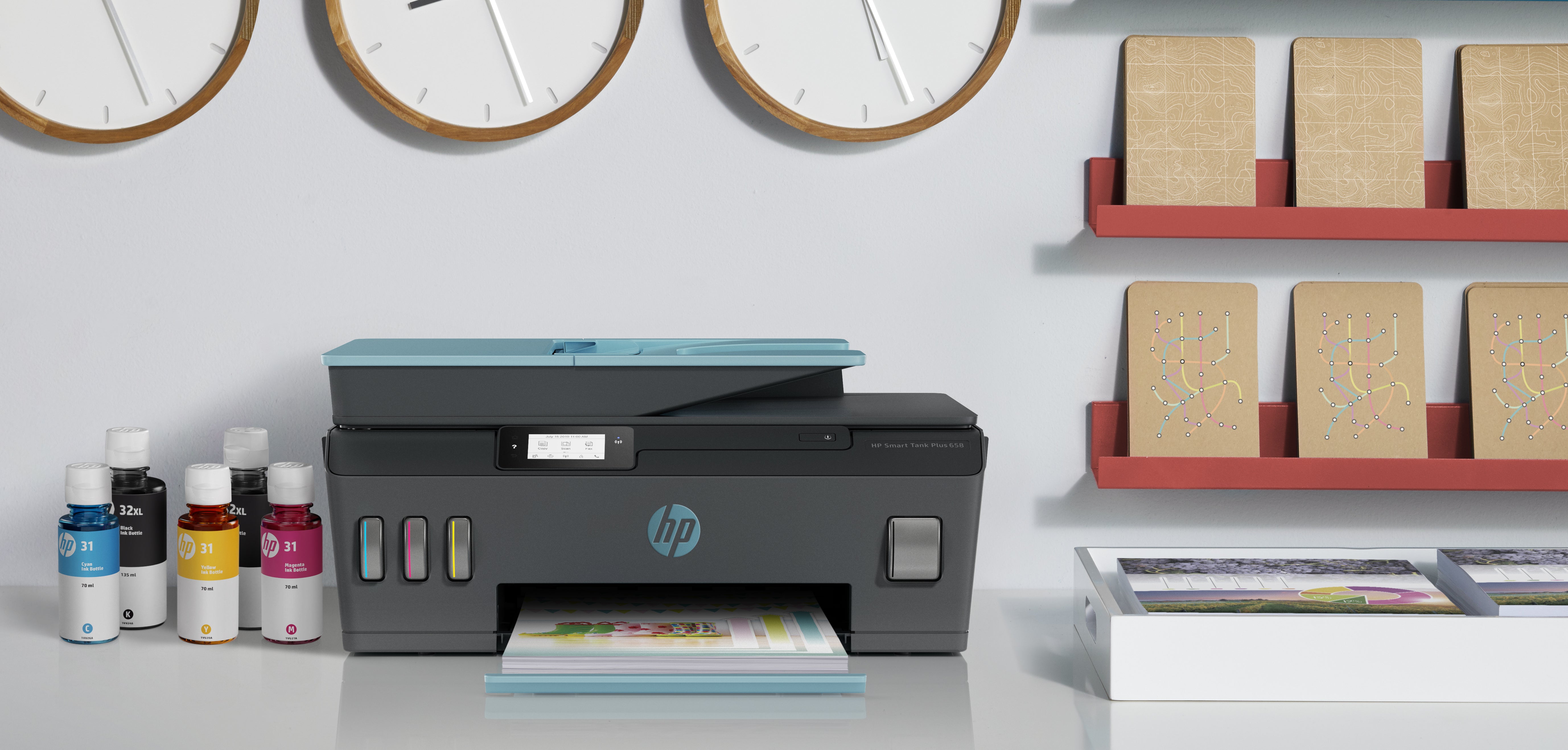 HP Smart Tank Plus 658 Wireless All-in-One Thermische inkjet A4 4800 x 1200 DPI 11 ppm Wifi 3YW48A