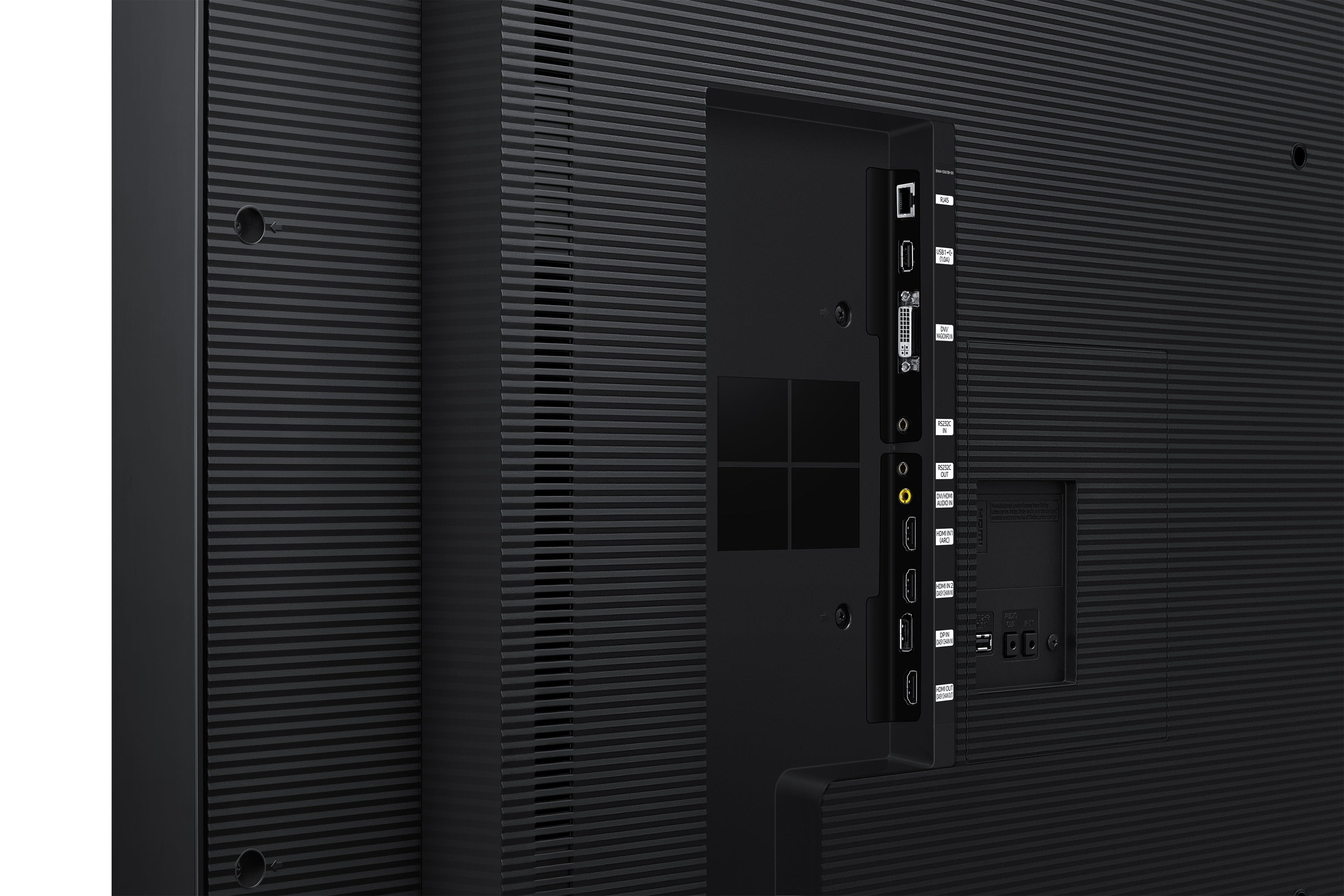 Samsung QB98T-B Écran plat de signalisation numérique 2,49 m (98") LCD Wifi 350 cd/m² 4K Ultra HD Noir Intégré dans le processeur Tizen 4.0 LH98QBTBPGCXEN