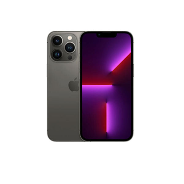 Apple iphone smartphone met paarse afbeelding