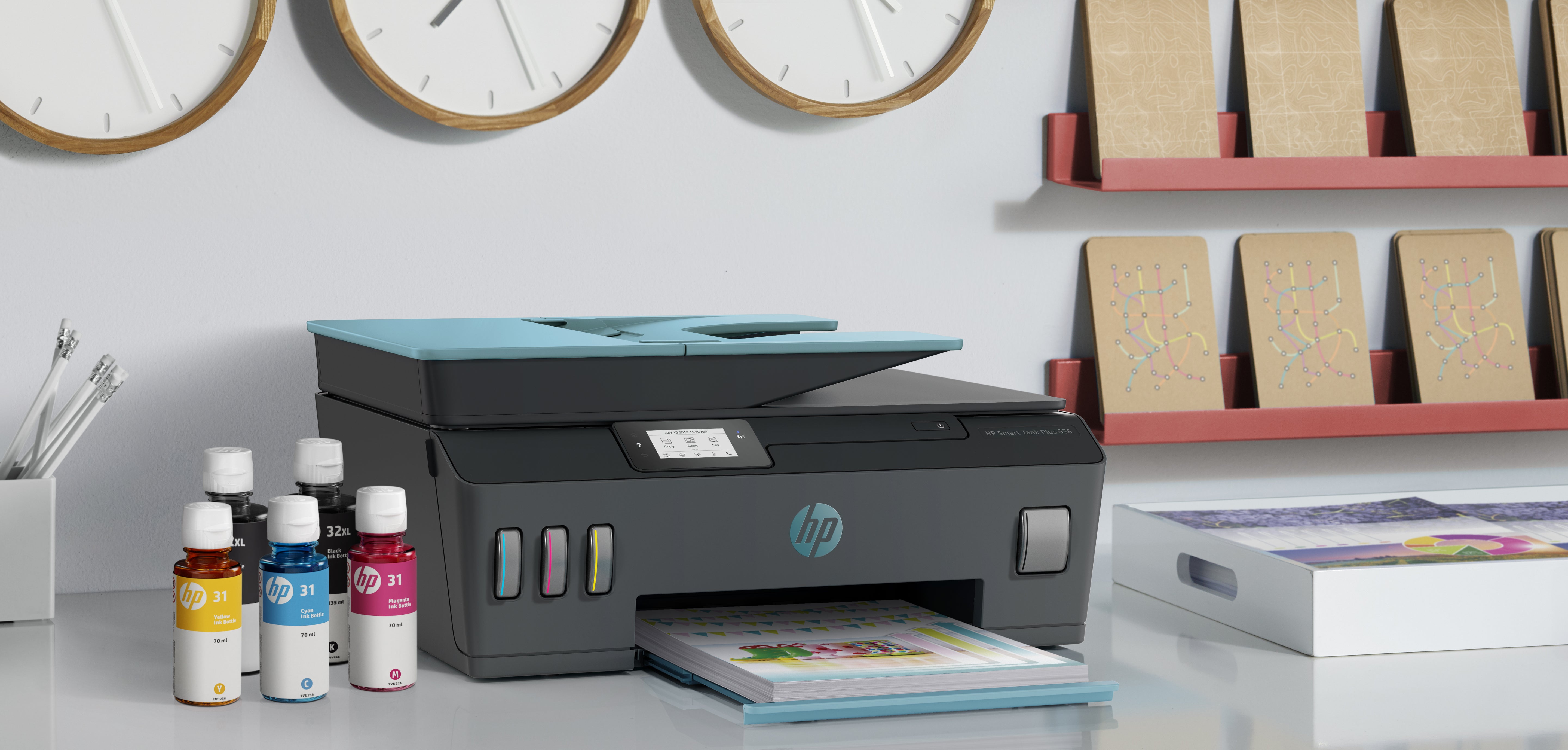 HP Smart Tank Plus 658 Wireless All-in-One Thermische inkjet A4 4800 x 1200 DPI 11 ppm Wifi 3YW48A