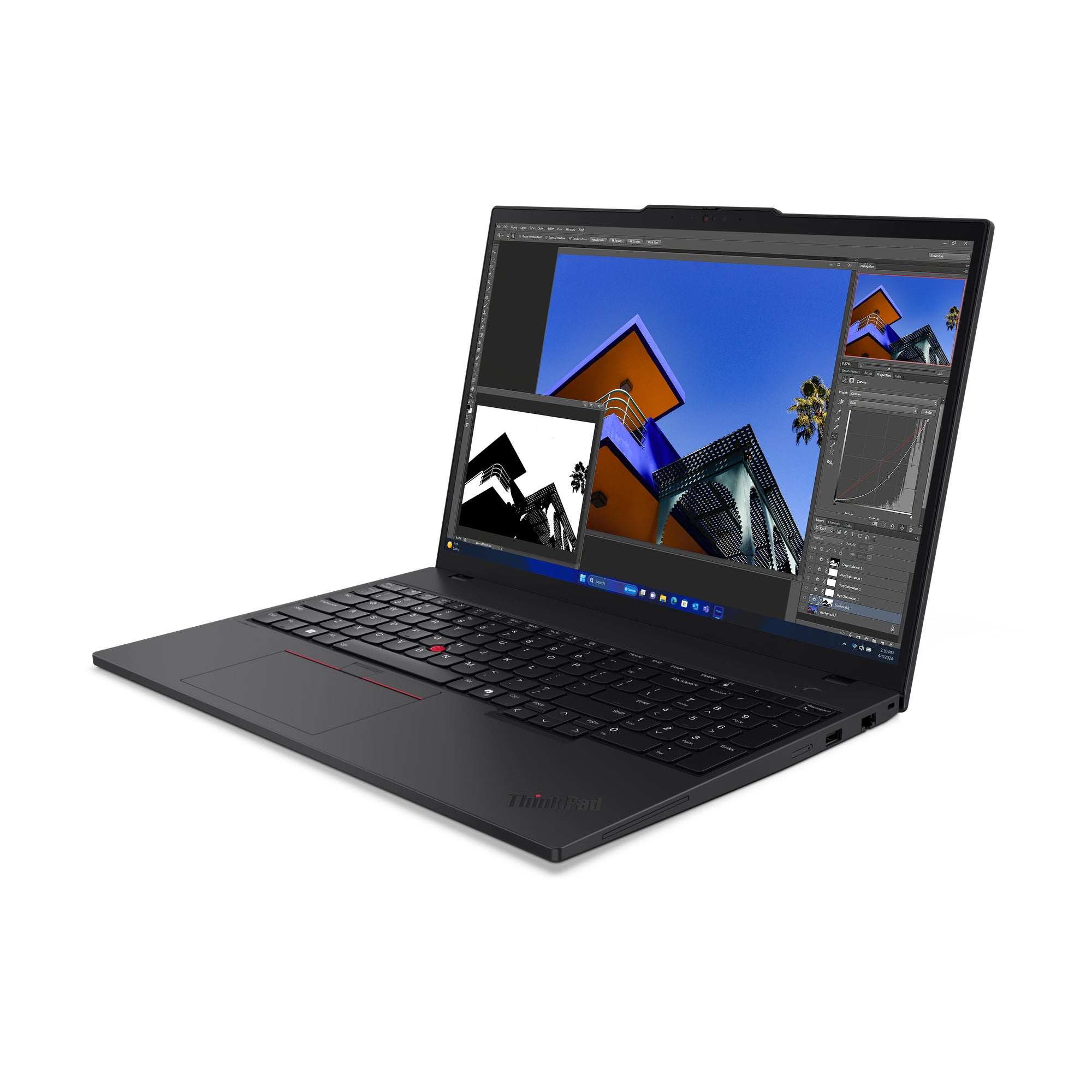 Lenovo ThinkPad T16 Gen 3 Intel Core Ultra 5 125U Ordinateur portable 40,6 cm (16") WUXGA 16 Go DDR5-SDRAM 512 Go SSD Wi-Fi 6E (802.11ax) Windows 11 Pro Anglais Noir 21MN008CMH
