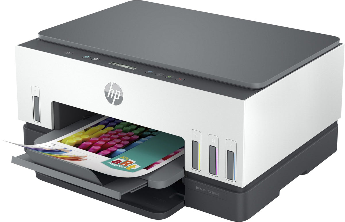 HP Smart Tank 670 All-in-One Printer met Wi-Fi en Dubbelzijdig Printen - Compridis