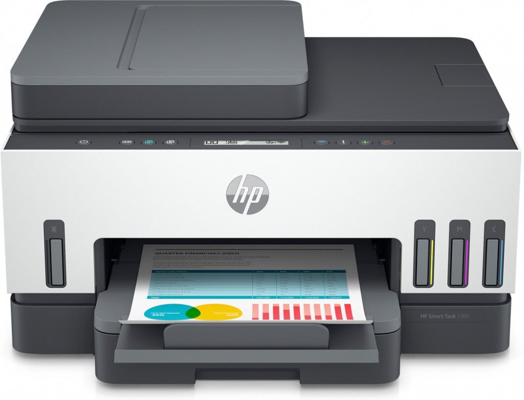 HP Smart Tank 7305 All-in-One Printer met draadloze connectiviteit - Compridis