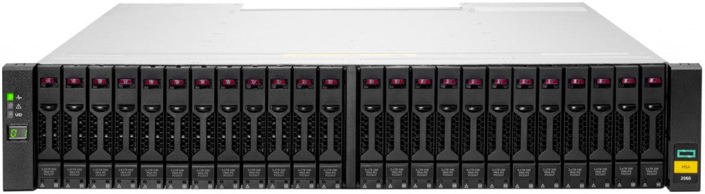 HPE MSA 2060 10GBASE - T ISCSI SFF - opslag R7J73B - Compridis