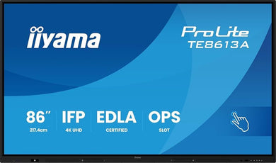IIYAMA 86" IIWARE21E Android 14 8/128GB TE8613A - B1AG - Compridis