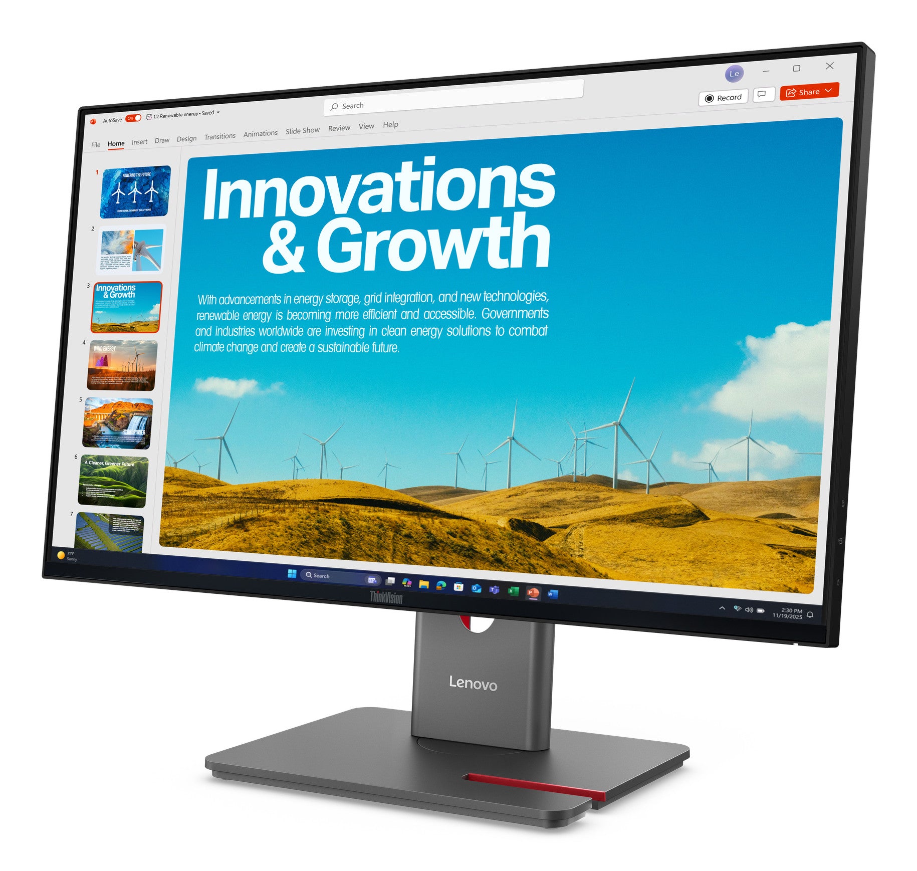 LENOVO P24QD-40 23,8" 2560x1440 IPS 120Hz 64B1GAT1EU