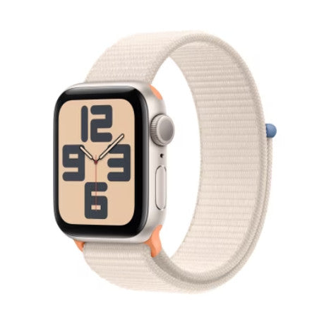 Apple Watch SE OLED 40 mm Numérique 324 x 394 pixels Écran tactile Beige Wifi GPS (satellite) MR9W3QF/A