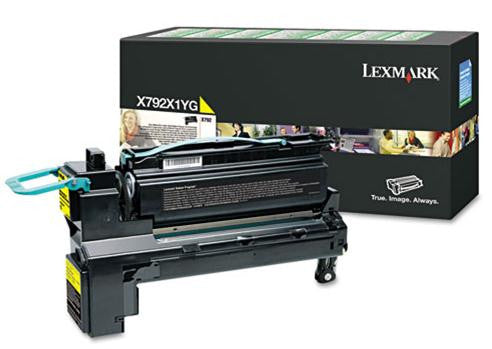 Lexmark X792X1YG Cartouche de toner 1 pièce(s) Original Jaune X792X1YG
