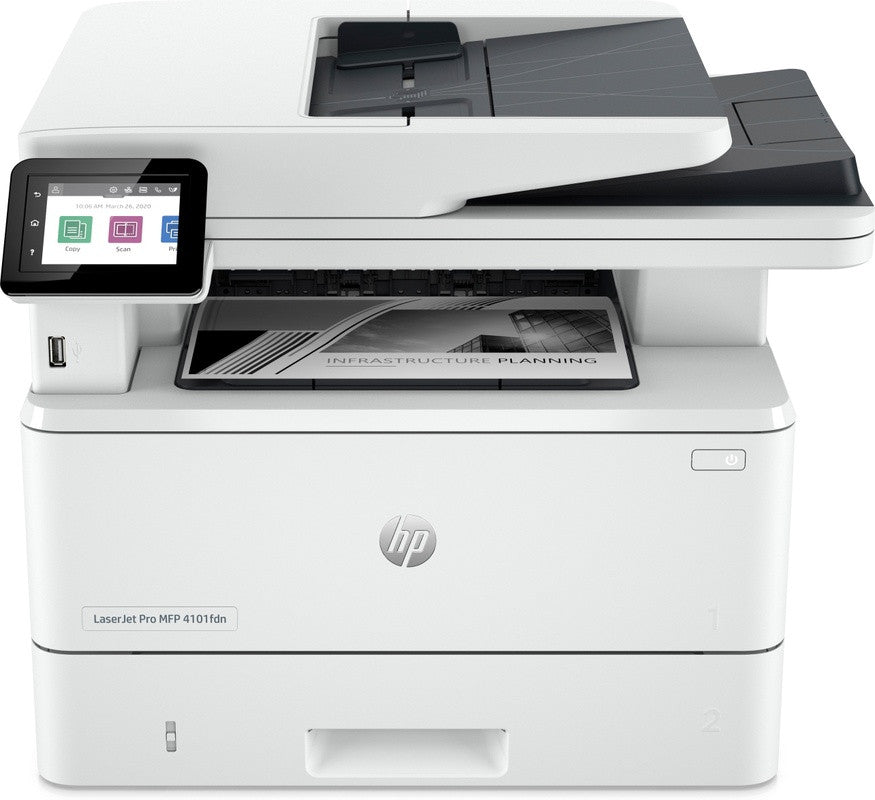 HP LaserJet Pro MFP 4102FDW - 40 ppm - Zwart-wit - Draadloos