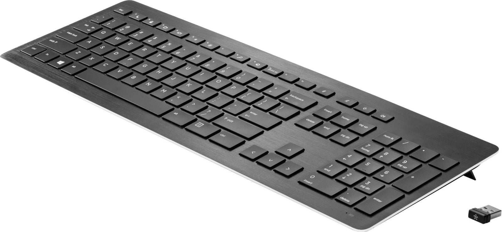 HP Draadloos Premium Toetsenbord Zwart uk 917665 - 031 - Compridis
