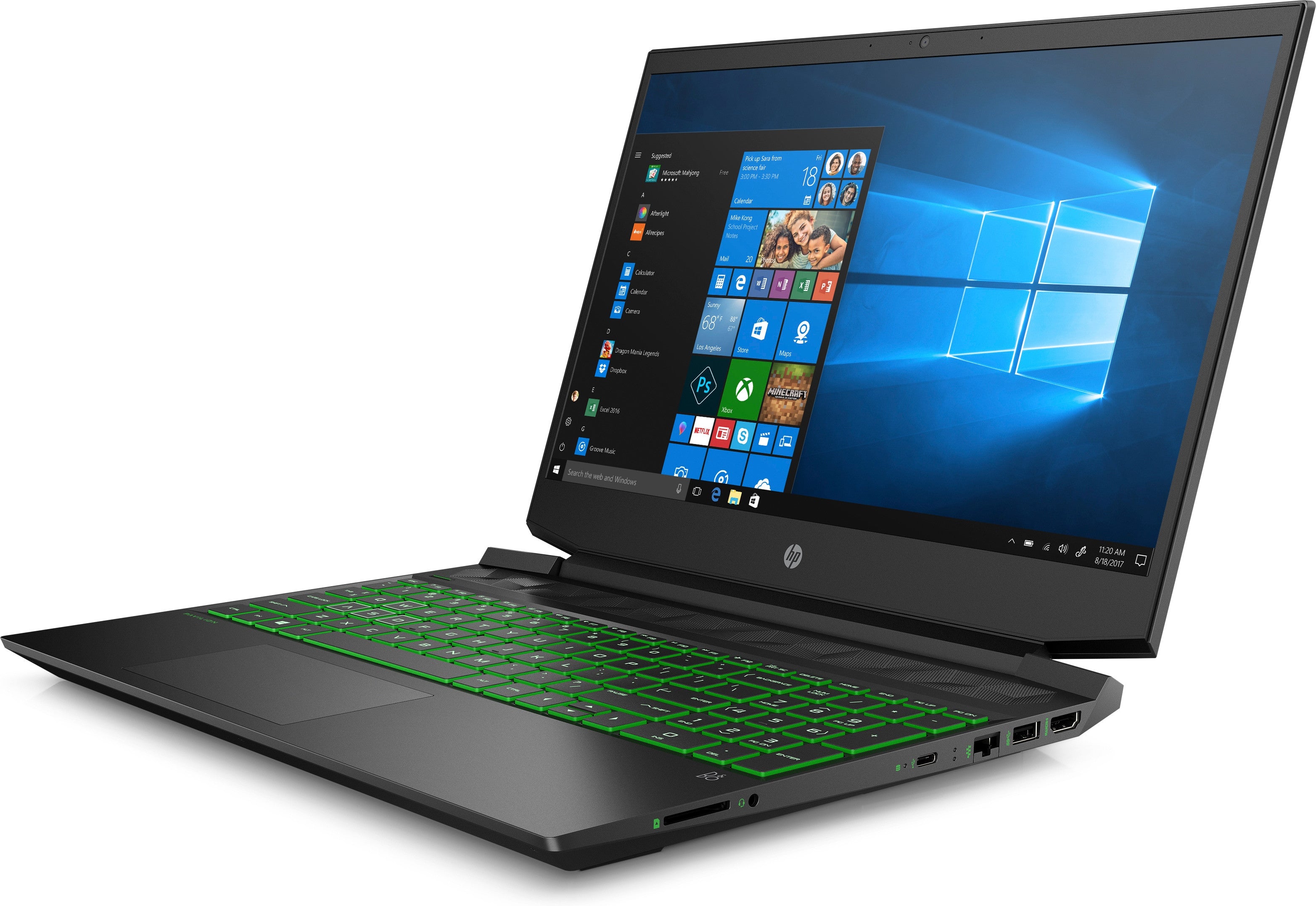 HP Pavilion 15-EC2265NG 15,6" R5 5600H 16GB 512GB nvidia GeForce RTX 3050 W11H QWERTZ 482K9EA#ABD