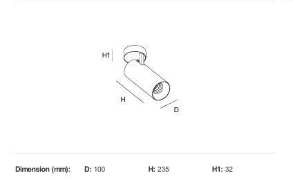 Intra Lighting Buizen C 100 deco 2350 LM 28 W 940 voor 36° 13052044201
