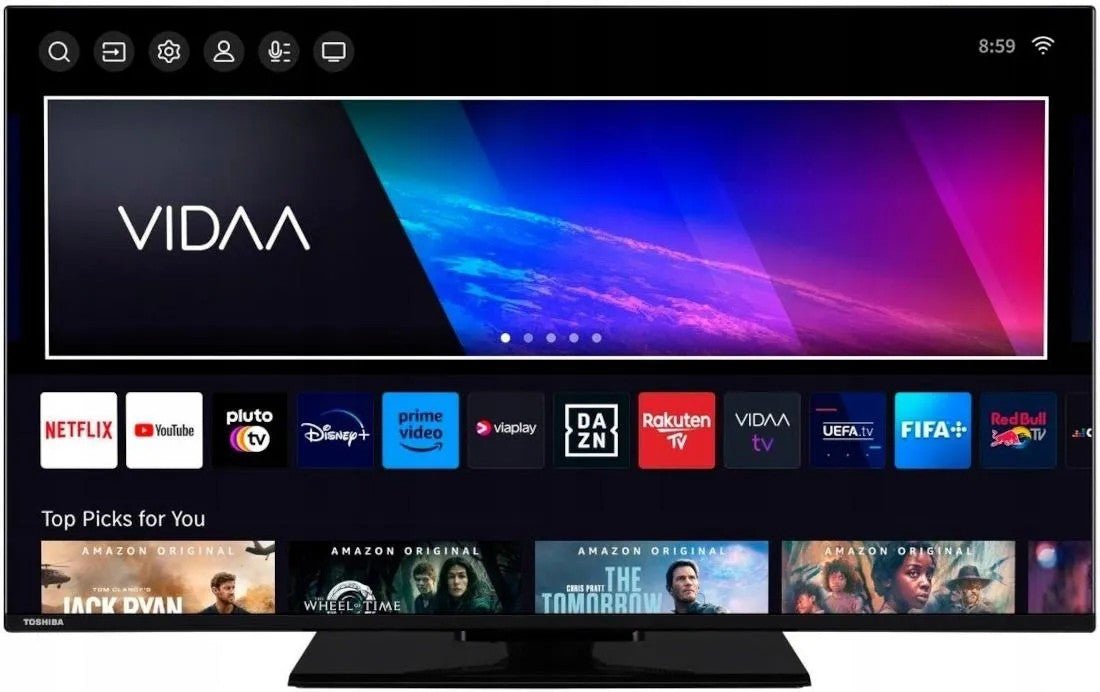 Toshiba 43UV3463DA tv 109,2 cm (43") 4K Ultra HD Smart TV Wifi Zwart 300 cd/m² 43UV3463DA - Compridis