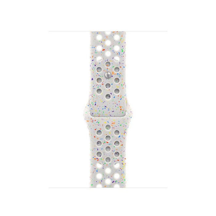 Apple MUUK3ZM/A slimme draagbare accessoire Band Wit Aluminium, Fluorelastomeer MUUK3ZM/A - Compridis