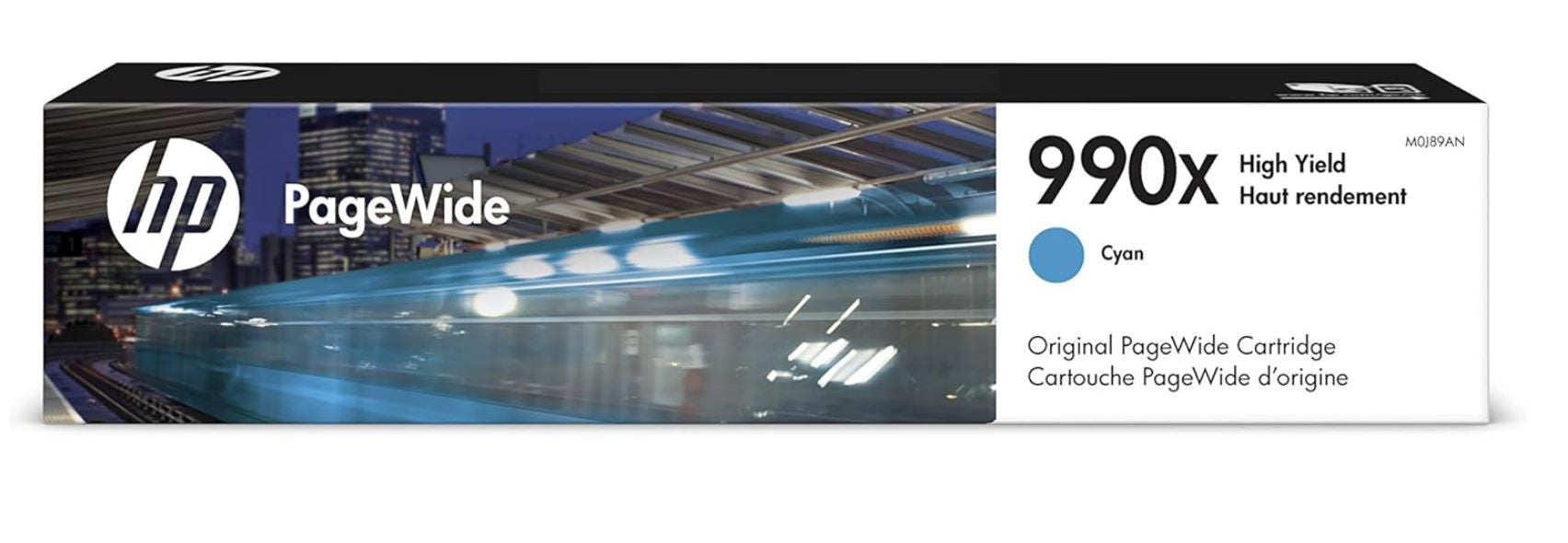 HP Cartouche PageWide originale 990X cyan M0J89AN