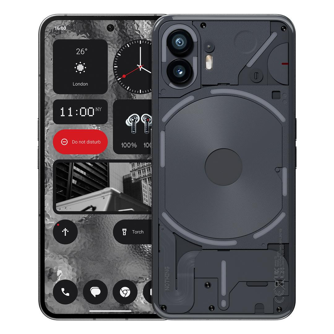 Nothing Phone (2) 17 cm (6.7") Dual SIM 5G USB Type-C 12 GB 256 GB 4700 mAh Grijs A10400026