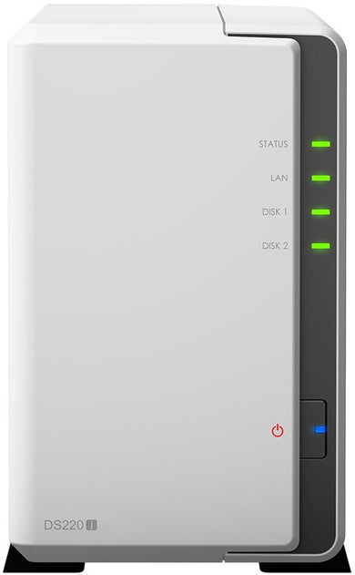 Synology DiskStation DS220j NAS Mini Tower Realtek RTD1296 0,512 GB DDR4 0 TB DiskStation Manager Wit DS220J