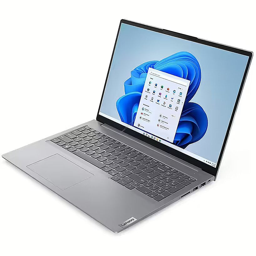 Lenovo ThinkBook 16 G6 ABP AMD Ryzen™ 7 7730U Ordinateur portable 40,6 cm (16") WUXGA 16 Go DDR4-SDRAM 512 Go SSD Wi-Fi 6 (802.11ax) Windows 11 Pro Français Gris 21KK002LFR