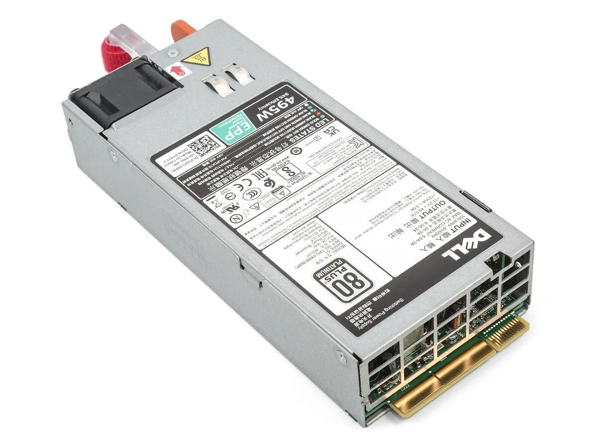 DELL PowerEdge 13e/14e generatie 495W Platinum voeding met normale luchtstroom 0T41F3