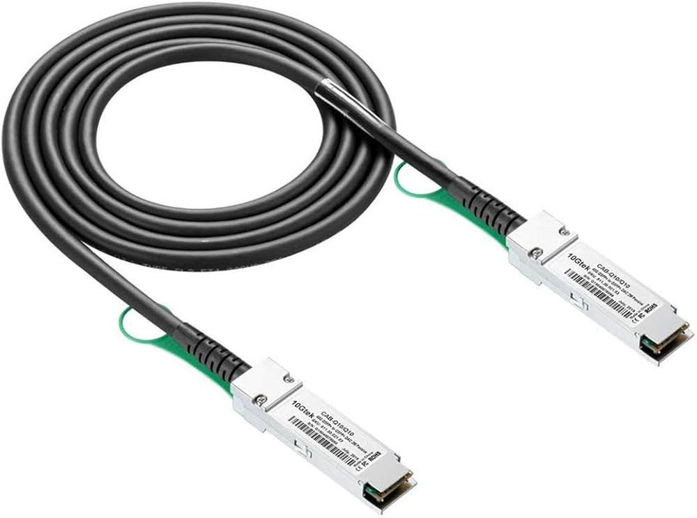 Juniper QSFP+ 0.5m InfiniBand en Glasvezelkabel 0,5 m QSFP+ EX-QSFP-40GE-DAC-50CM