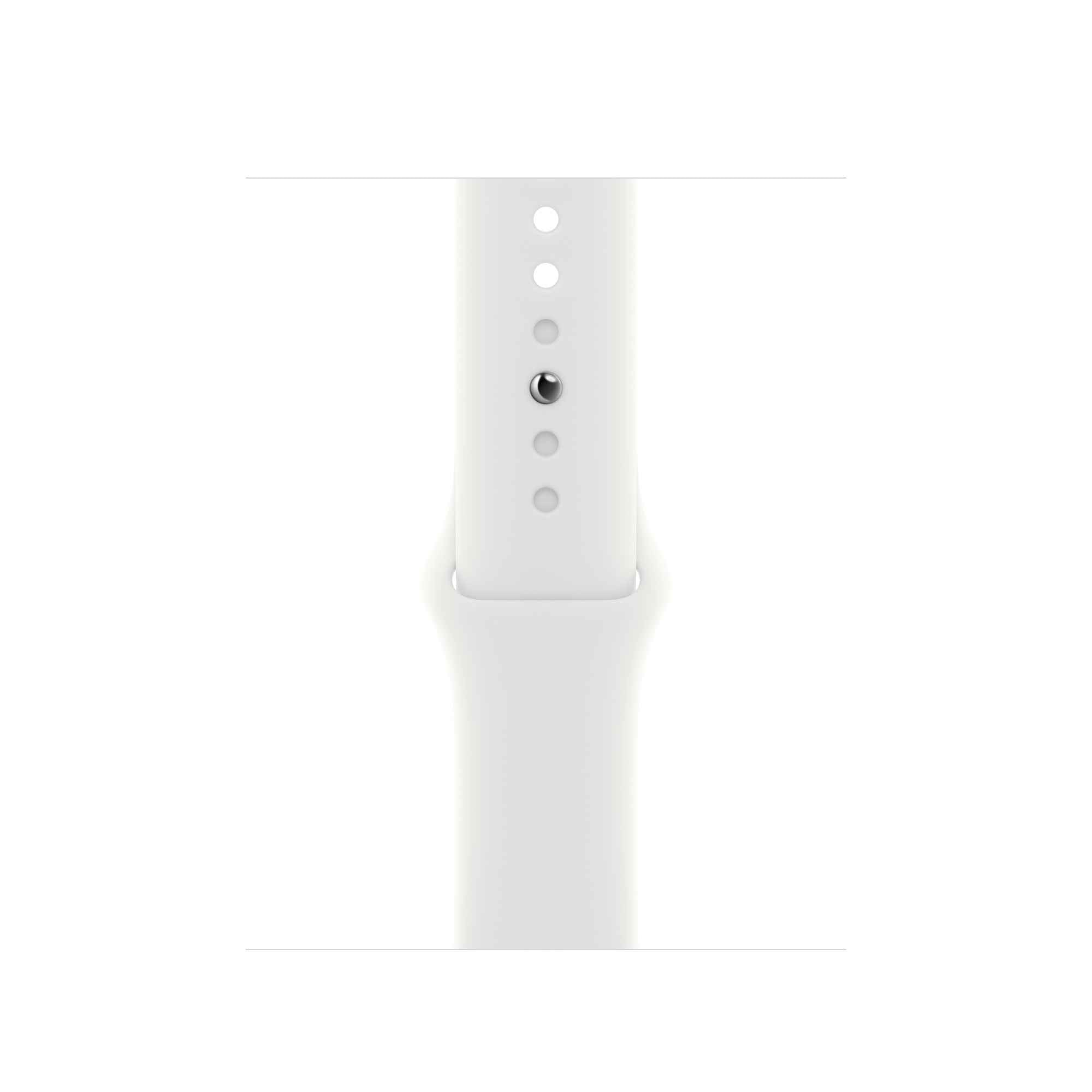 Apple 3K926ZM/A accessoire intelligent à porter sur soi Bande Blanc Fluoroélastomère 3K926ZM/A