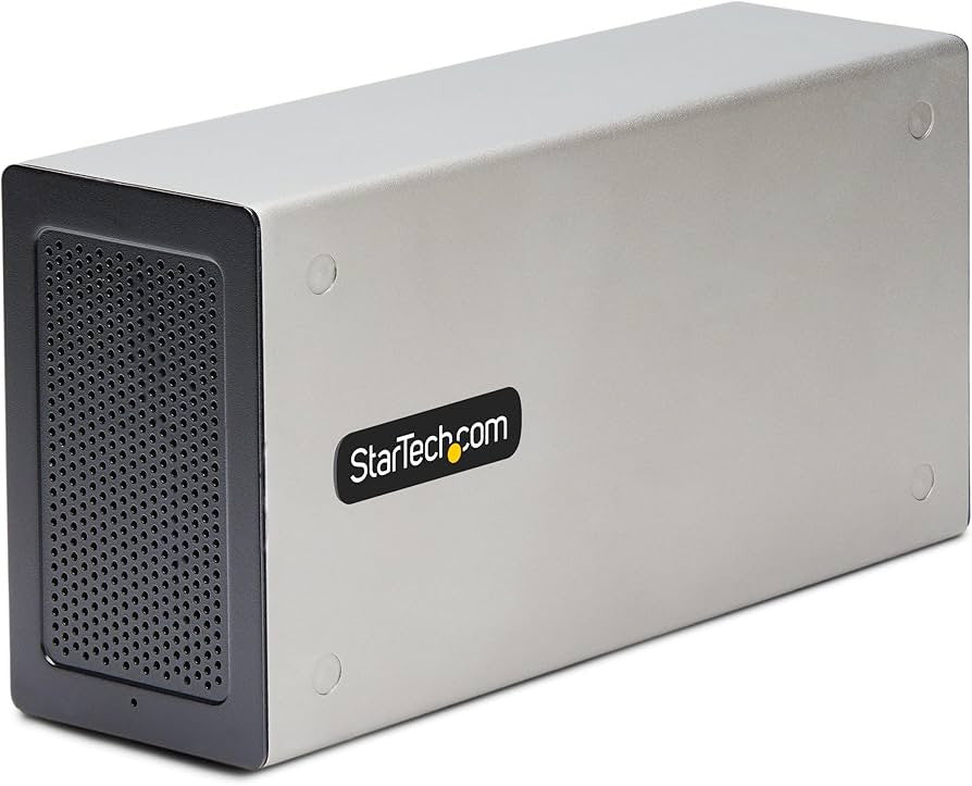 StarTech.com Thunderbolt 3 PCIe Box, Externe Behuizing met Twee PCI Express Slots, PCIe Expansion Chassis voor Laptops/Desktops/All-In-Ones, 8K/4K Output Via TB3/DP 1.4 Poorten, Voor Video Capture/Glasvezel/Ethernet Kaarten 2TBT3-PCIE-ENCLOSURE