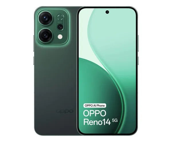 OPPO 14 5G CPH2737 smartphone 16,7 cm (6.59") Dual SIM Android 15 USB Type-C 12 GB 256 GB 6000 mAh Groen CPH2737