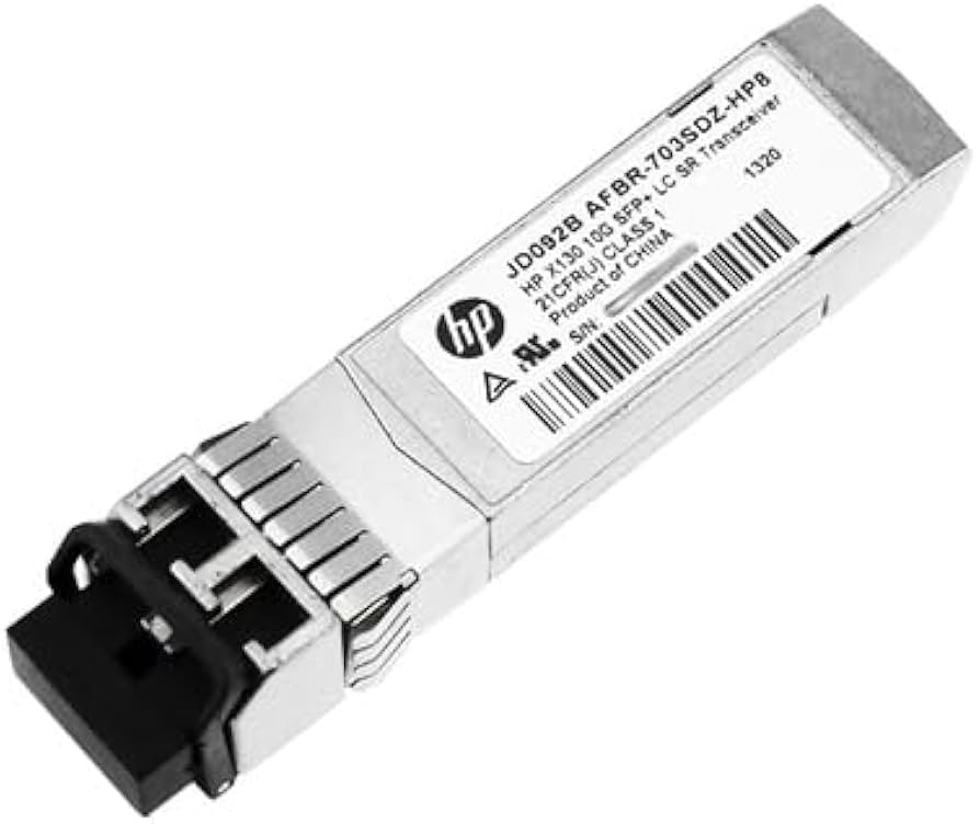 HPE Aruba Networking Networking X130 10G SFP+ LC SR Transceiver netwerk transceiver module Vezel-optiek 10000 Mbit/s SFP+ JD092B