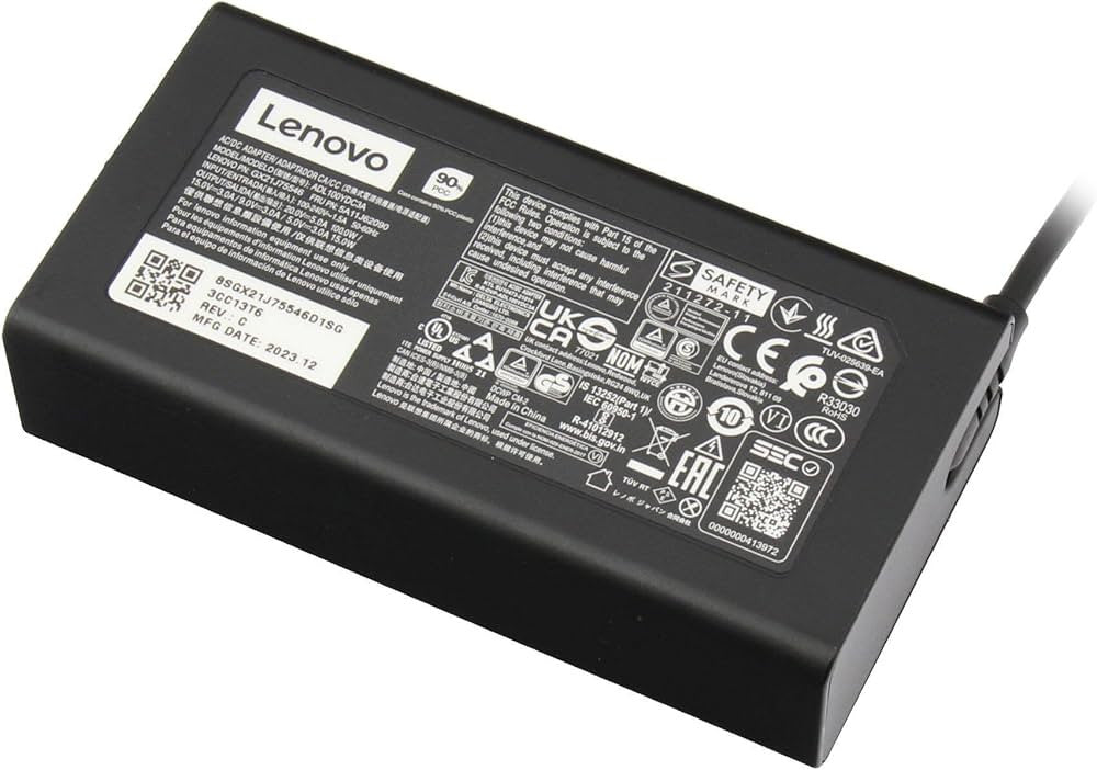 Lenovo 4X21M37469 adaptateur de puissance & onduleur Intérieure 100 W Noir 4X21M37469