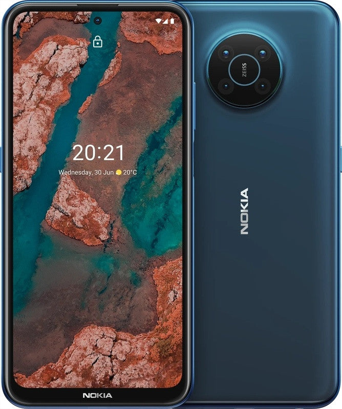 Nokia X20 16,9 cm (6.67") Dual SIM Android 11 5G USB Type-C 8 GB 128 GB 4470 mAh Blauw 101QKSLVH002