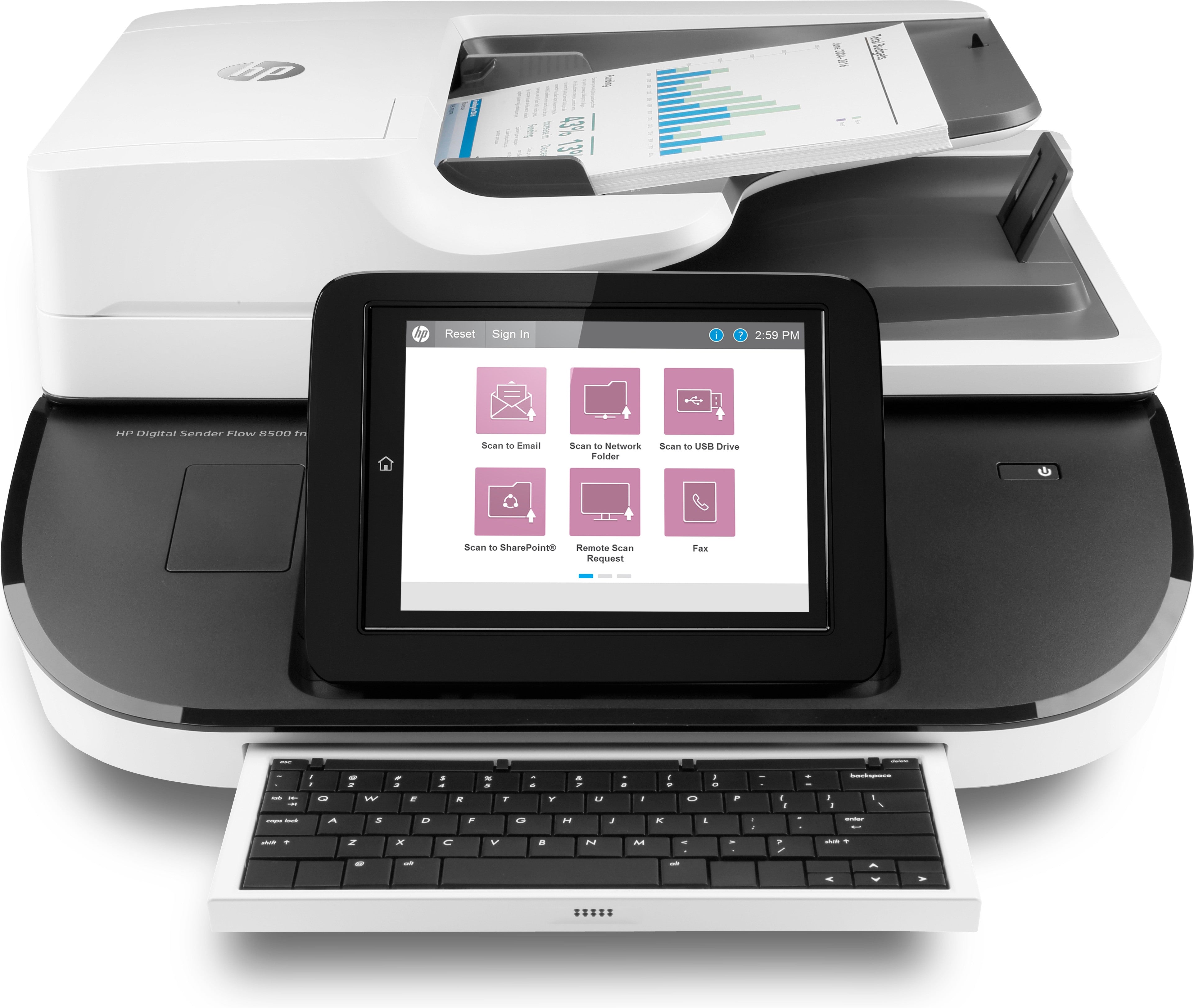 HP Émetteur numérique FLOW8500FN2 :EU Mltlang L2762A#B19