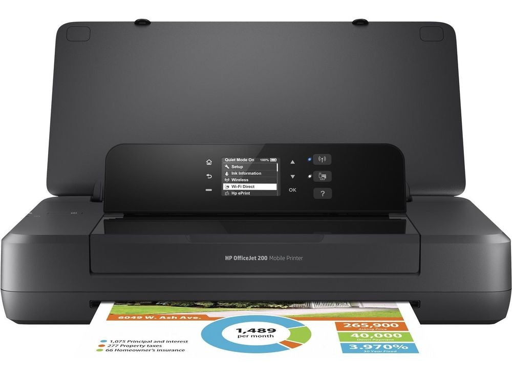 HP Officejet 200 Mobile Draadloos Kleur Printer CZ993A#BHC