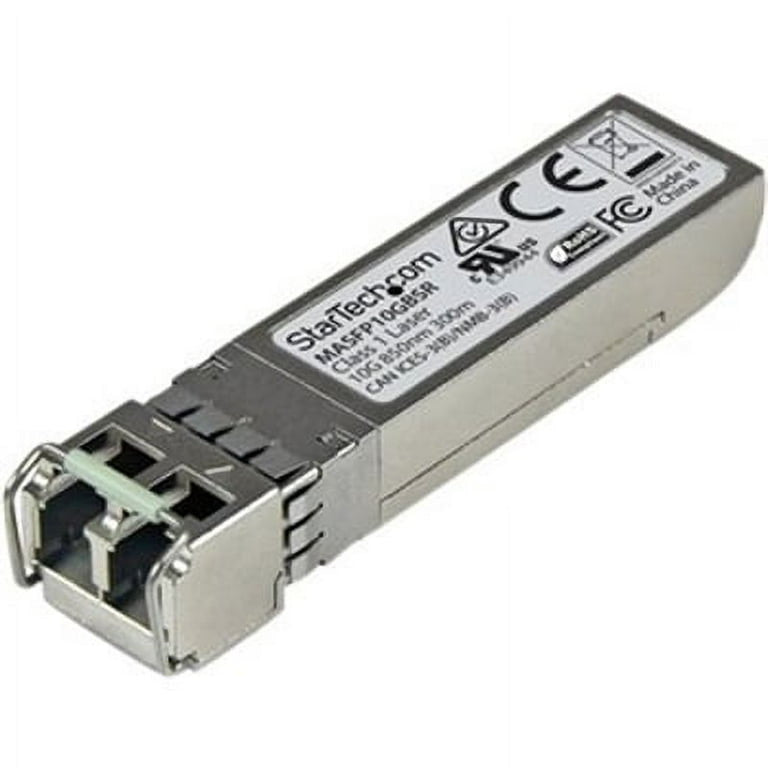 StarTech.com Module de transceiver SFP+ à fibre optique 10 Gigabit - Compatible Cisco SFP-10G-SR-S - Multimode LC avec DDM - 300 m SFP10GSRSST