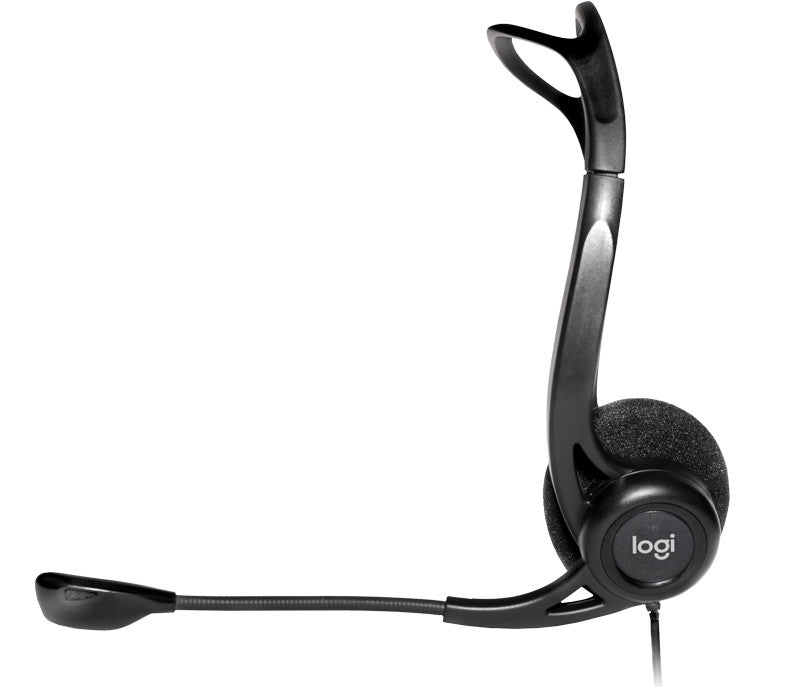 Logitech 981-000100 casque Avec fil Arceau Appels/Musique USB Type-A Noir 981-000100