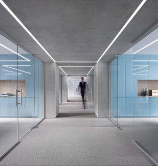 Intra Lighting lin sop 5300 LM 49 W 830 L3082 mm dali IP20 wit 17251152001L1