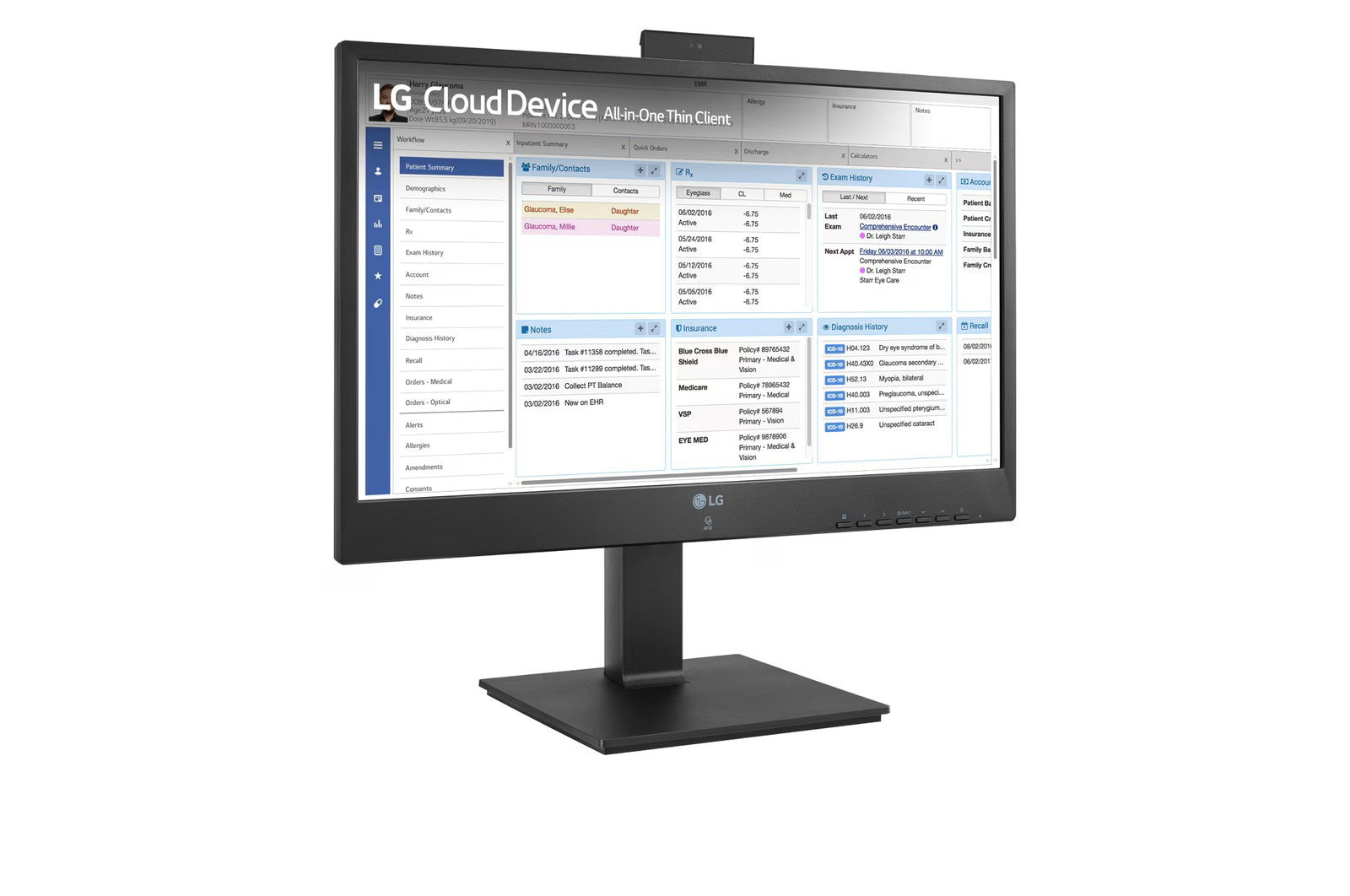 LG Alles-in-één thin client 24" FHD 24CR661N-2P