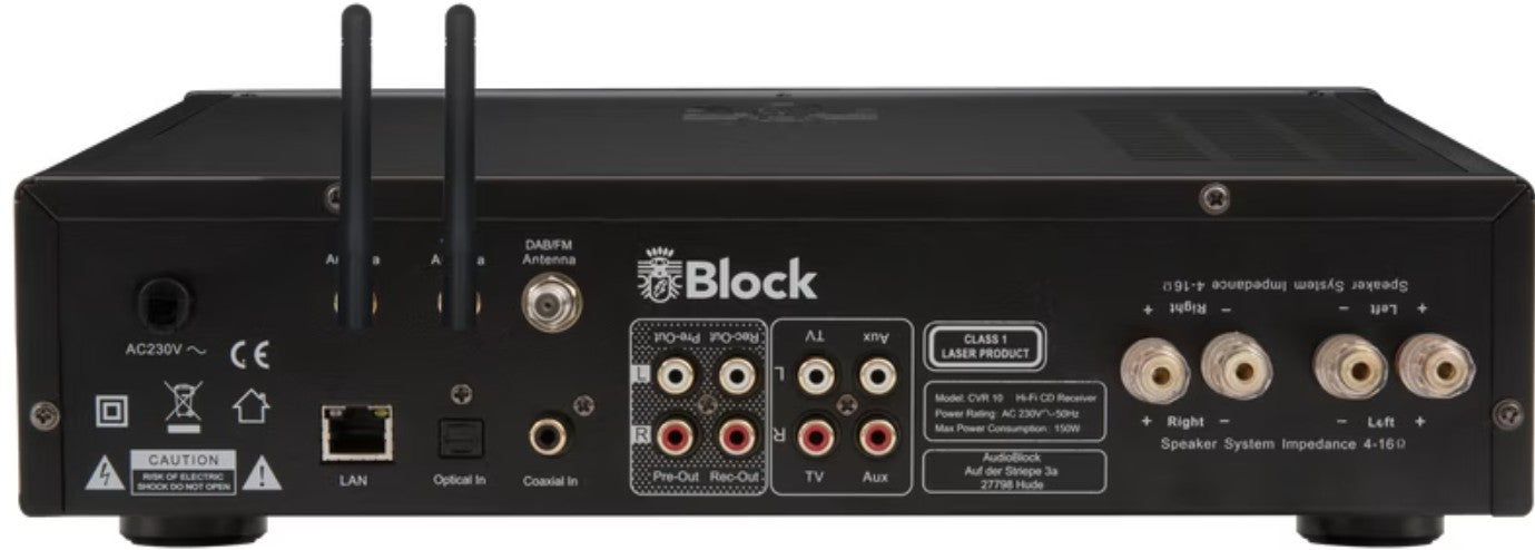 Audioblock CVR-10 Stéréo Noir 165655