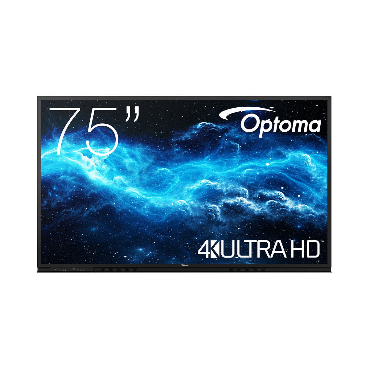 Optoma 3752RK Interactief flatscreen 190,5 cm (75") LED Wifi 400 cd/m² 4K Ultra HD Zwart Touchscreen Type processor Android 11 H1F0H04BW101
