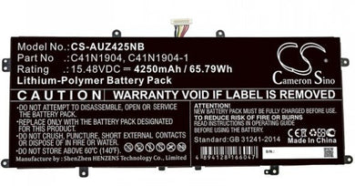 DLH Batterij C41N1904 voor Asus 66Wh AASS4877 - T066Y2 - Compridis